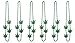 Beistle 59915, 6 Piece Weed Beads, 40" (Green)