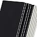 SENJEOK Black Pocket Notebooks, A7 Softcover Blank Journal, Small Pocket Memo Notebook for Office, Home, Travel, 30 Pack, 3.2 x 5.6 inch, 40 Sheets, 80 Pages