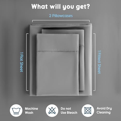 Sonoro Kate Sateen Sheets Gray thumbnail 2