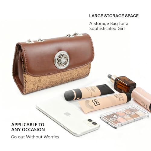 Image of Shoulder Bag for Women, Faux Leather Women's Shoulder Handbags, Fashionable Tote Purses for Women