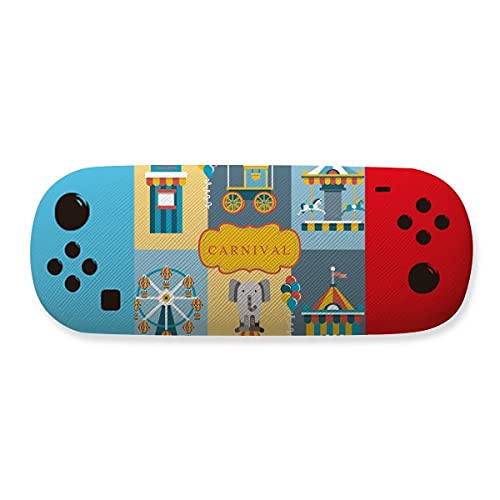 Étui de rangement pour lunettes de jeu créatif au design ludique et coloré