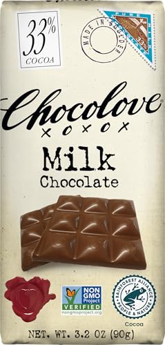 Chocolove Pure Milk Chocolate Bar, 3.2 oz