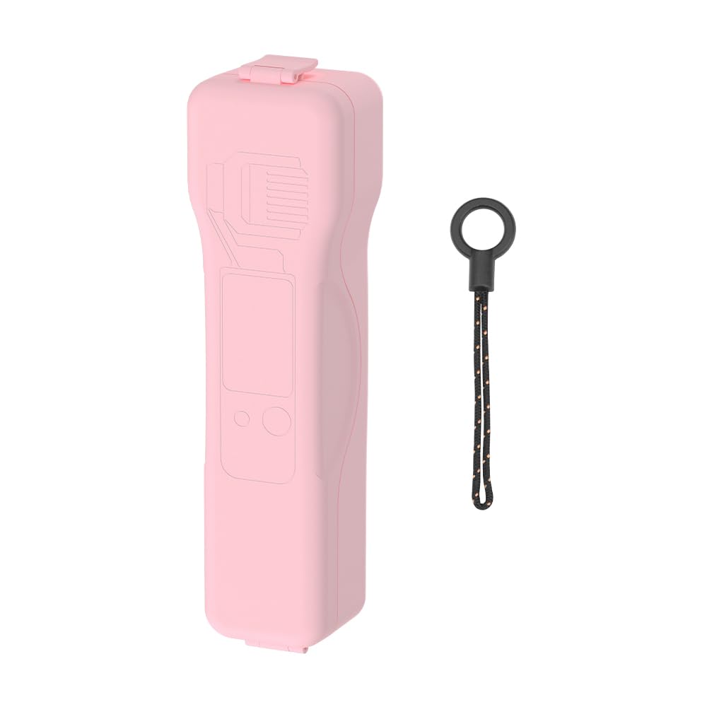 CAPART Compact Storage Case for DJI OSMO Pocket 3, Protective Screen and Gimbal Cover Shell Hard Case Protector (Pink)