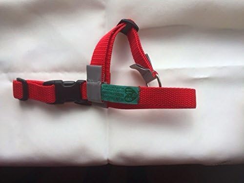 STOP PULL HARNESS. Front Leading. Red 6 -11 Lb (3 -5 kg) Girth Size 11 - 15 ins ( 28 -38 cm )