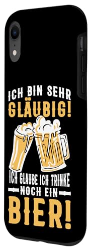Hülle für iPhone XR Bier lustige Geschenkidee für Biertrinker Bierliebhaber