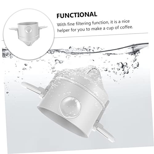 YARNOW 1 PC Funil De Café Filtro De Café De Aço Inoxidável Filtros De Café Em Forma De Cone Gotejado