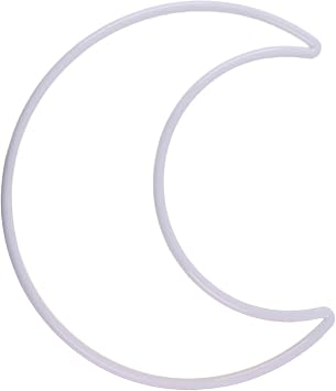 Moon Craft Hoop White Moon for Dreamcatchers Creation Various Size for Dream Catching Supplies