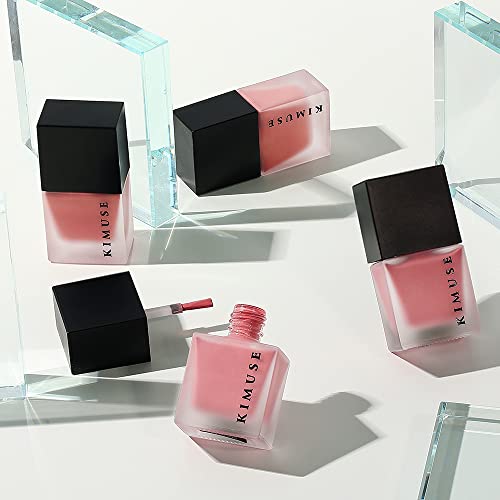 Kimuse Cheek Gel Cream Liquid Blush Makeup, Lightweight Breathable Feel, Sheer Flush Of Color, Natural Looking, 0.28 Fl Oz (#01) #TOP4