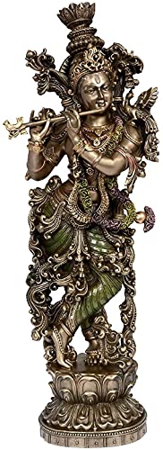 Krishna Idol en polyrésine de haute qualité Sash Store statue multicolore - 2