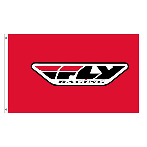 Fly Racing Flags Banner 3X5FT 100% Polyester,Canvas Head with Metal Grommet