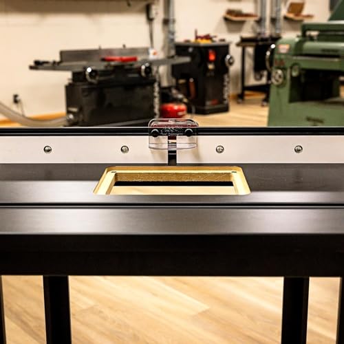 Image of JessEm 04600 Router Fence II Precision Router Table Fence System with Adjustable Aluminum Fence Faces