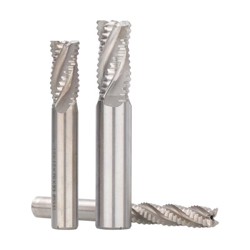Fresa Per Sgrossatura A 4 Flauto Fresa HSS Fresa Per Macchina Utensile CNC,16x16x45x100