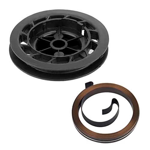 Upgrade 499901 Spring Assy Pulley for Briggs & Stratton Lawn Mower Replacement Part OE 499897 31-041 Pulley Starter Pulley Spring OEM Parts 5-Year Warranty