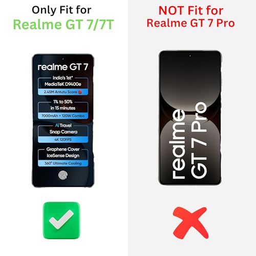 Image of compatible with Realme GT 7 / 7T 5G Tempered Glass [with warranty] screen protector guard Full Edge to Edge 9H Full Glue FHD with Easy Installation kit - Pack of 1 | 6.78 Inch (GT7 / 7 t)