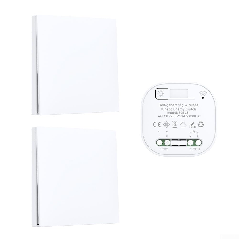 Interruptor de control remoto autogenerador inalámbrico para apliques de techo LED