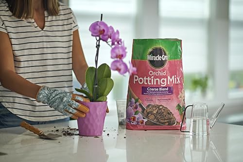 Orchid Potting Mix Coarse Blend, For Indoor or Outdoor Container Plants, Feeds for up to 6 Months, 8 qt., 3-Pack