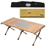 Hilander(ハイランダー) CHEF TABLE(シェフテーブル) LIGHT アウトドア キャンプ IGT互換 120 NATURAL バーベキュー コンパクト ビルトイン機能付き ナチュラル