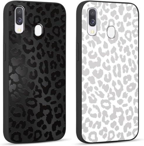 Design a farfalla: il motivo a fiori e foglie è saldamente impresso sulla custodia posteriore del Samsung Galaxy A40, rendendo il telefono carino ed elegante, un bel regalo per ragazze e donne.