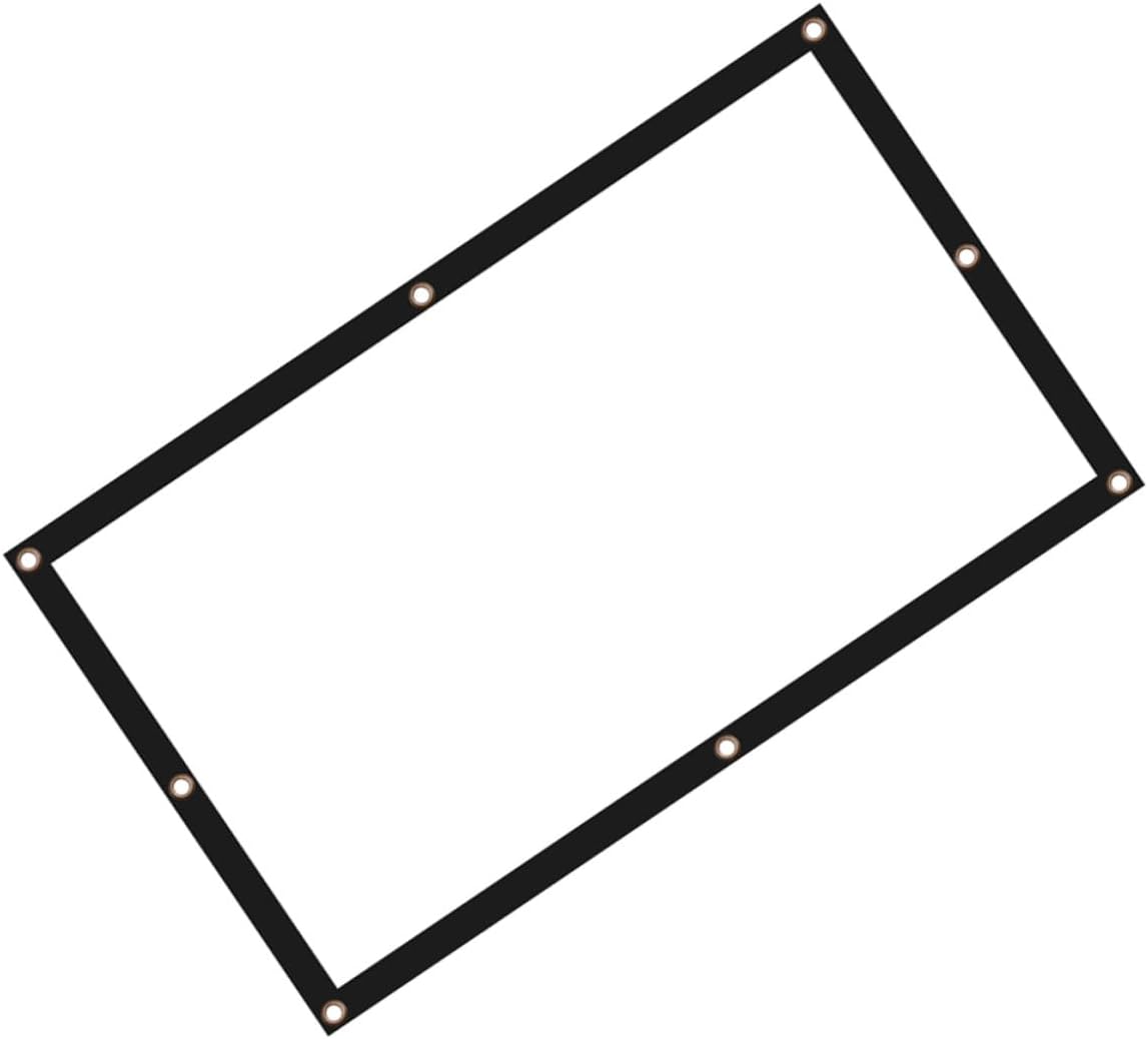 White High-end Projection Screen for Business Education Home Theater with Easy Installation and Material