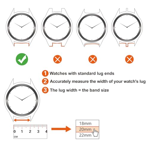 Annefit H02NLQ24F12BK4AU Quick Release Watch Bands 24Mm, Military Nylon Watch Strap thumb #4
