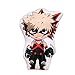My Hero Academia Oreiller en peluche double face Motif Midoriya Izuku/Todoroki Shoto/Bakugo Katsuki 45 cm