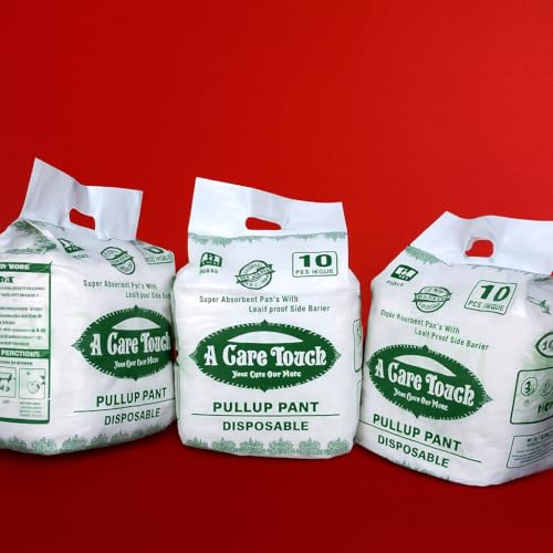 Image of Adult Diapers (Pull-Up Pant Diapers, M-L, Pack of 3)