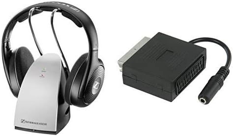 Sennheiser RS120 II Cuffie Wireless, Nero + Valueline VLVP31930B02  Adattatore, Audio-Stereo SCART Maschio - Jack Stereo Femmina da 3.5 mm da  0.2 : Amazon.it: Elettronica