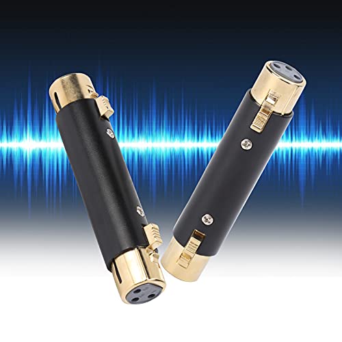 Adaptador de áudio de 3 pinos, conector de equipamento de gravação Adaptador de áudio para cabos de