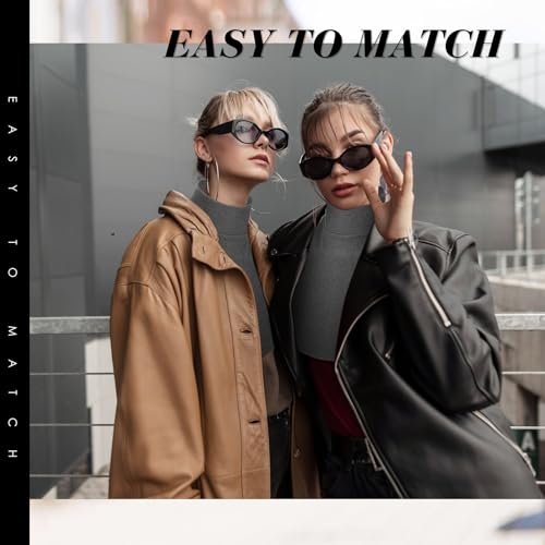 Image of Cutecrop Turtleneck Dickey Extra Large Fake Collar Detachable Dickey Collar Half Mock Turtleneck for Men Women