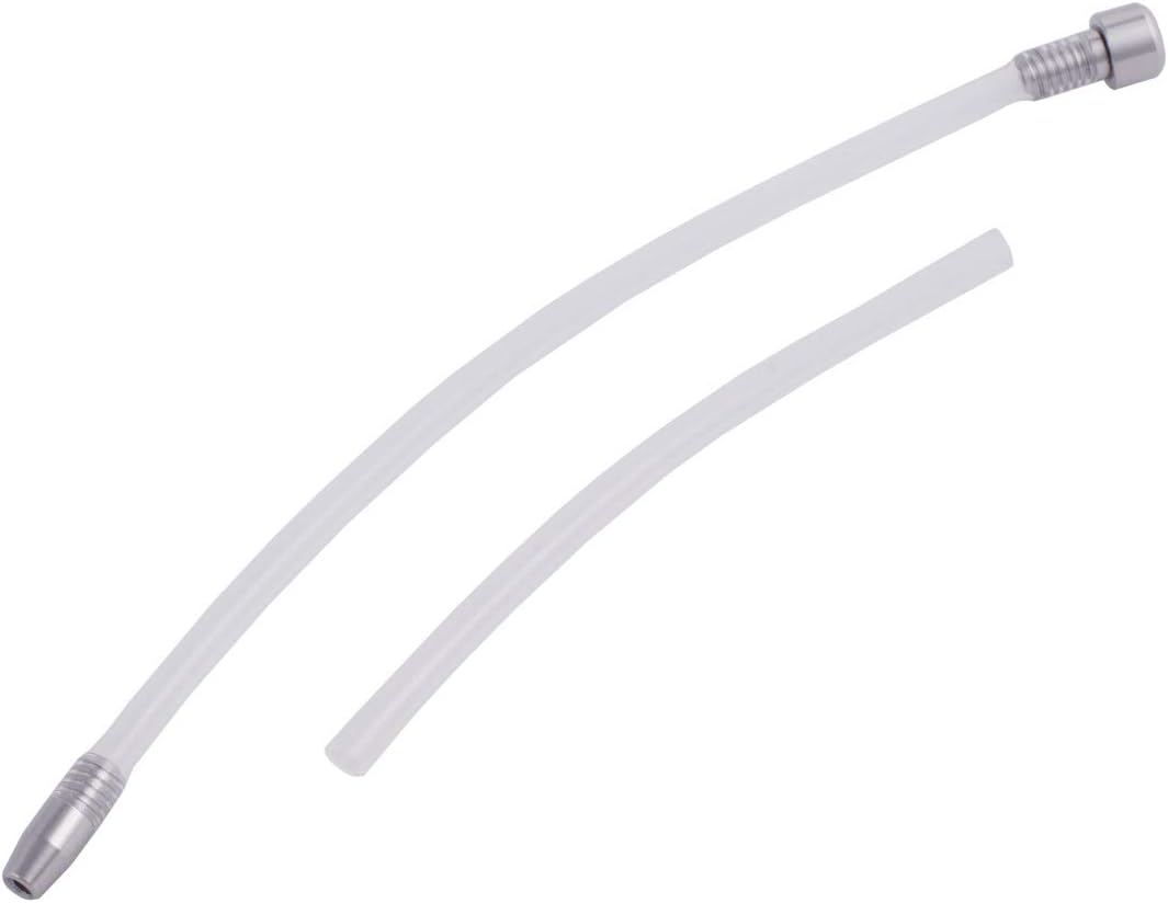TERNENCE Stainless Steel Male Chastity Device Accessories 8mm Silicone Tubing (Transparent L14)