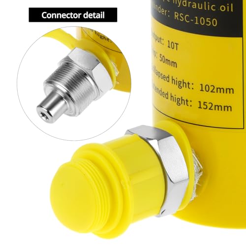 Gato cilíndrico hidráulico Porta Power Ram Jack de 10 Toneladas para elevación pesada 3