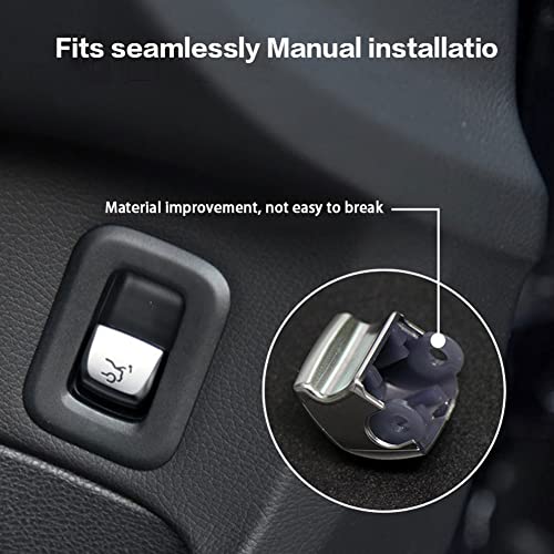 Car Trunk Switch,Zcargel Trunk Lid Release Switch Abs Plastic Auto Rear Trunk Switch Button Tailgate Rear Trunk Switch Button Cover Compatible With C E Class Glk W205 W253 W213 Glc260 E260 #TOP6