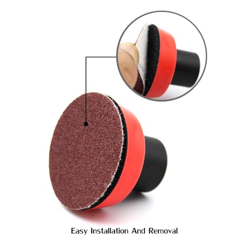 Zqlflfrm ZQL112 1 Inch 2 Inch 3 Inch Hook And Loop Backing Pad With 90Pcs Sanding Discs - Angle Grinder Attachments thumb #3