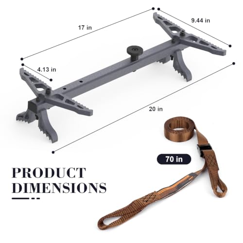 Image of Kalkal 20 inch Aluminum Tree Stand Climbing Sticks for Saddle Hunting -4 Pack