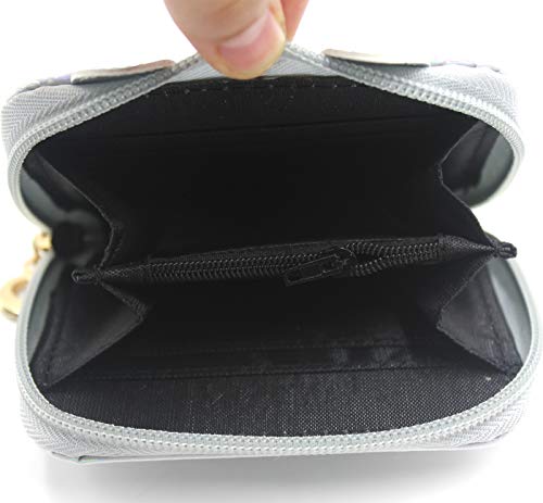 Orityle Eilova Holographic Cat Face Short Wallet Small Coin Purse For Women Girls #TOP3
