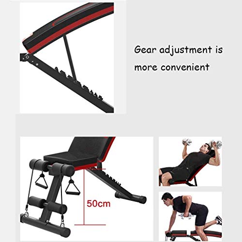 Banc de Musculation Banc de Poids réglable Pliant AB Abdominal Crunch Exercise Board Distribution Sit Up pour Home Gym Portable Exercise Bench Fitness Training – Image 5