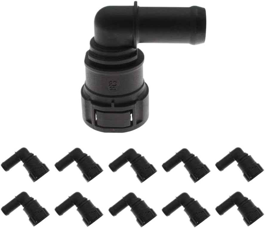 Water Hose Straight Connect Connector 1 2 5 10 Car Expansion Tank 20938685 Compatible With 440 FM 5 8 ID 16MM(2PCS)