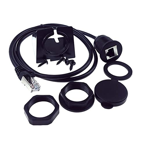 Cable Ethernet CAT6 RJ45 macho a hembra 1m impermeable miniatura 6