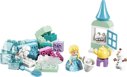 DUPLO Disney Scatola Creativa di Frozen con Elsa e Olaf - Giochi Didattici per la Motricità Fine dei Piccoli - Set Montessori con 2 Personaggi - Regalo per Bambini e Bambine dai 2 Anni - 10462 - Lego - Immagine 1