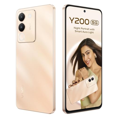 Image of vivo Y200 5G (Desert Gold, 8GB RAM, 256GB Storage) Without Offers