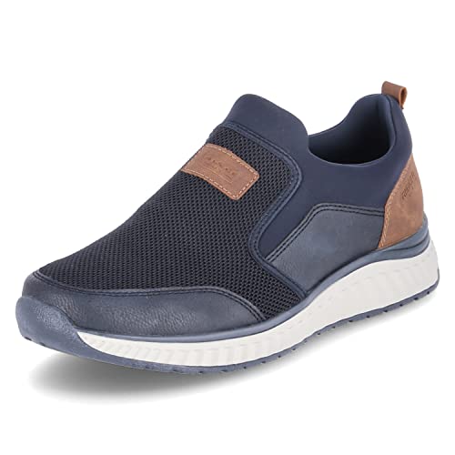 Preisvergleich Produktbild Rieker Herren B0660 Slipper, blau, 43 EU