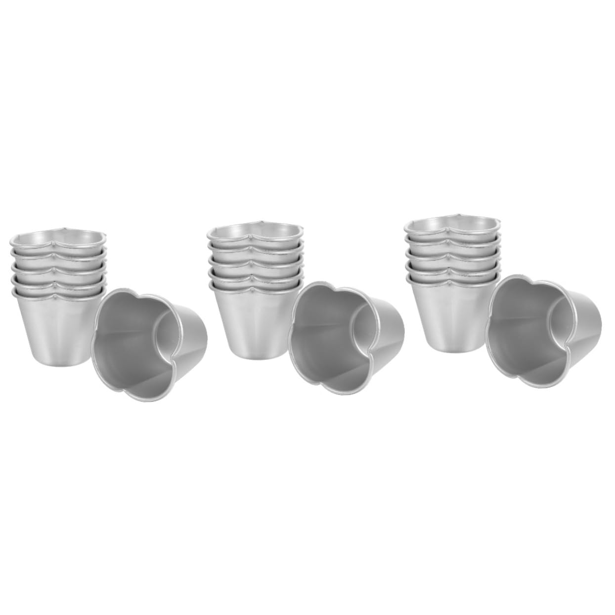 HEMOTON 18piezas Moldes Para Pasteles De Multi-funcional Para Hornear Tartas y Pudines Resistentes Temperaturas Superficie Antiadherente