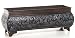 Hosley International Long Embossed Metal Planter, 15-Inch
