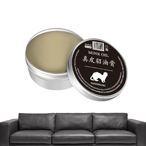 Crema Balsamo in Pelle - Balsamo alla crema per la ristrutturazione di Vernici, Mink Pelle Restor Cream | Protezione Automobile Pulizia in Pelle Balsamo di ricolorazione, Manutenzione in Pelle