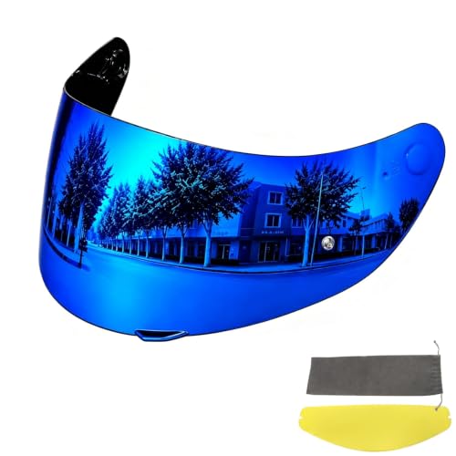 Image of PSLER Shatterproof Helmet Visor for K1 K1S K3SV K5 K5S,(Film&Deep Blue)