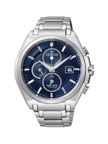 Preisvergleich Produktbild Citizen Eco-Drive Herrenuhr Chronograph Super Titanium / Saphirglas CA0350-51M