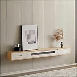 Meuble TV flottant Ma Console – Slish Home & Office Sto Hh Bei (180 cm) – Meuble TV moderne pour nizat peu encombrant