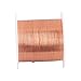 0.1mm Copper Wire, 50m Enameled Magnet Winding Wire High Temperature Resistance Craft Wire for Transformers Inductors（Random Scroll Color）
