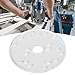 Nutriess Universal Router Base Plate Acrylic Centering Pin Screws Trim Routers Woodworking Auxiliary Tool