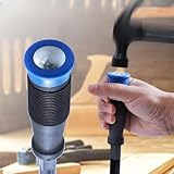 Gettimore Holzbearbeitungsmeißel, rechtwinklig, 90 quadratische Einstecken, 8 mm und 12 mm, Hartstahl-Meißel-Set mit ergonomischem Griff, Schnitzerei und Rahmenherstellung